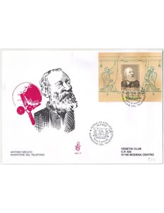 ITALY 2003 FDC (Venice) Antonio Meucci s/s