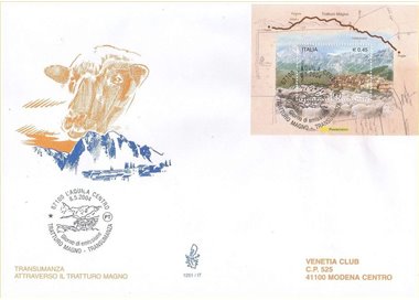 ITALIA 2004 FDC (Venetia) Transumanza BF