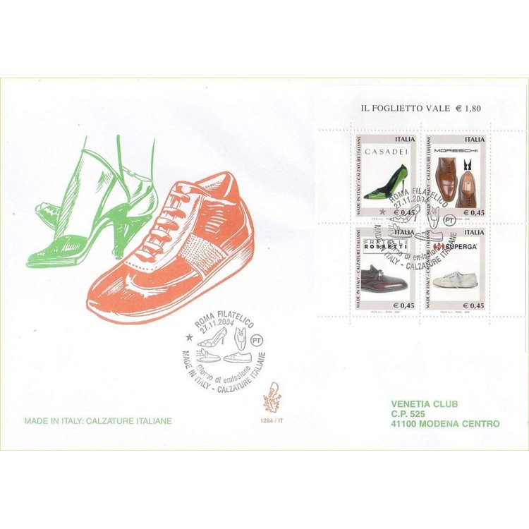 ITALIA 2004 FDC (Venetia) Made in Italy BF