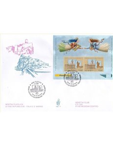 ITALIA 2006 FDC (Venetia) Le due repubbliche BF
