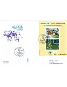 ITALY 2007 FDC (Venice) Europe, Scouting s/s