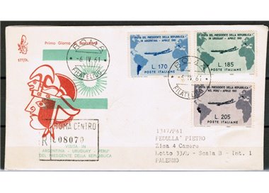 ITALY 1961 FDC (Venice) President Gronchi collected
