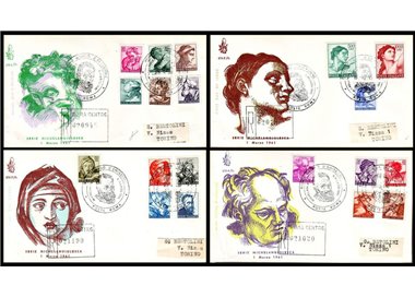 ITALIA 1961 FDC (Venetia) Michelangiolesca racc