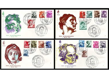 ITALIA 1961 FDC (Venetia) Michelangiolesca
