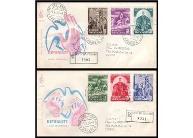 VATICAN 1960 FDC (Venice) World Refugee Year collected