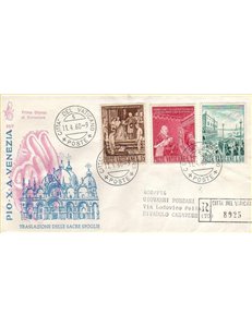 VATICANO 1960 FDC (Venetia) Traslazione Pio X racc