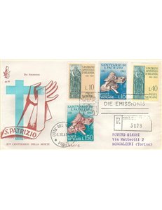 VATICAN 1961 FDC (Venice) Centenary of St. Patrick collected