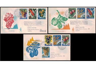 SAN MARINO 1958 FDC (Venice) Agricultural products collected