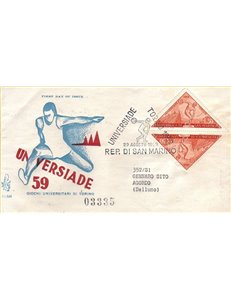 SAN MARINO 1959 FDC (Venetia) Turin Universiade collected