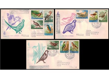 SAN MARINO 1960 FDC (Venetia) Poultry fauna collected
