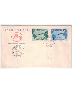 FDC ITALIA 1961 Presidente Gronchi 1 Busta Cavallino