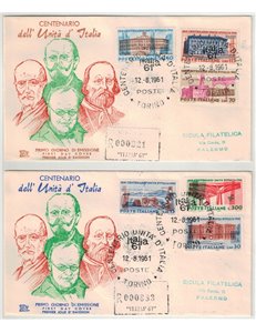 ITALY 1961 FDC (Chimera) Unification of Italy collected