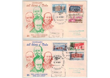 ITALIA 1961 FDC (Chimera) Unità d´Italia racc