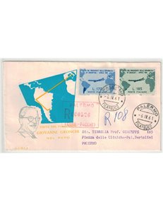 ITALIA 1961 FDC (Rodia) Presidente Gronchi racc