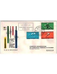 ITALY 1962 FDC Cycling