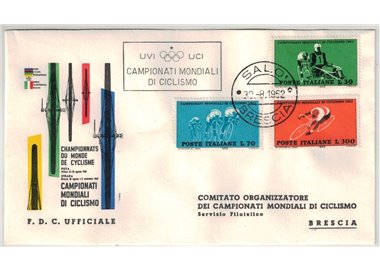 ITALIA 1962 FDC Ciclismo