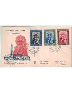 VATICAN 1956 FDC (Wing) Black Madonna of Poland