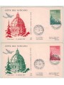 VATICAN 1958 FDC (Wing) Domes, airmail