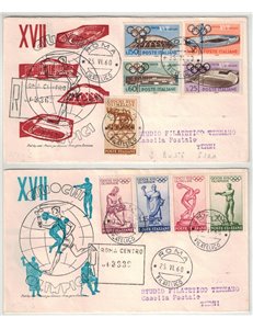 ITALIA 1960 FDC (Universal) Olimpiade racc