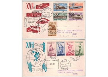 ITALIA 1960 FDC (Universal) Olimpiade racc