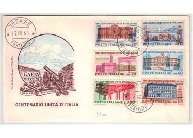 ITALIA 1961 FDC (Roma) Unità d´Italia