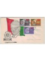FDC URUGUAY 1961 Visita Presidente Gronchi 1 Busta