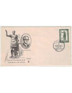 FDC ARGENTINA 1961 Visita Presidente Gronchi