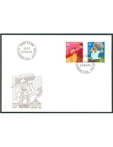FDC SWITZERLAND 1981 Europa 1 cover nv
