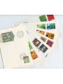 FDC SWITZERLAND 1980 Complete year 7 covers nv