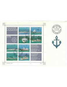 FDC SWITZERLAND 1978 National Philatelic Exhibition 1 cover nv