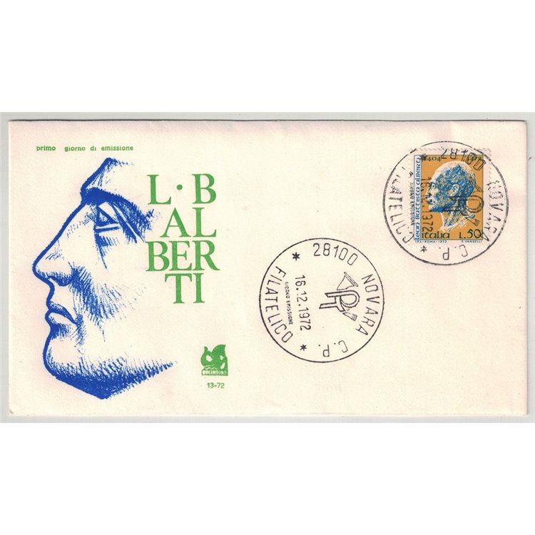 ITALY 1972 FDC (Bucintoro) booklet Alberti