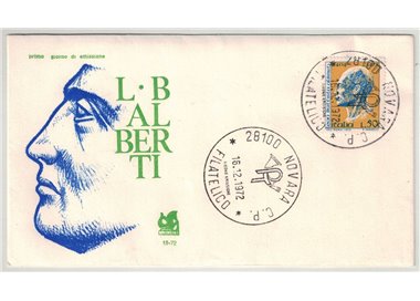 ITALY 1972 FDC (Bucintoro) booklet Alberti