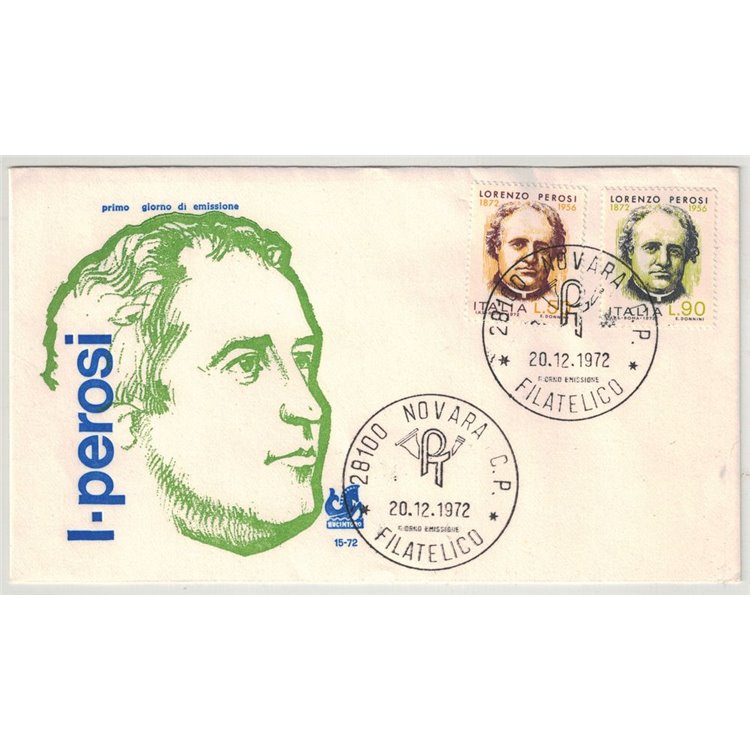ITALY 1972 FDC (Bucintoro) Lorenzo Perosi