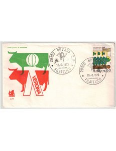 ITALY 1973 FDC (Bucintoro) Verona Fair