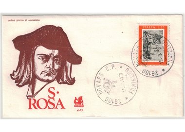 ITALIA 1973 FDC (Bucintoro) Salvator Rosa