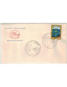 FDC ITALY 1973 Hydrographic Institute 1 Cavallino envelope nv