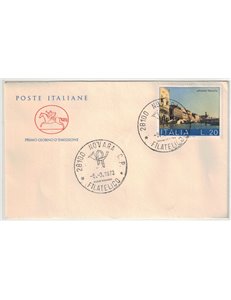 FDC ITALIA 1973 Salviamo Venezia 1 Busta Cavallino nv