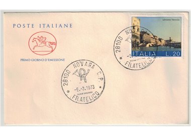 FDC ITALY 1973 Save Venice 1 Cavallino envelope nv