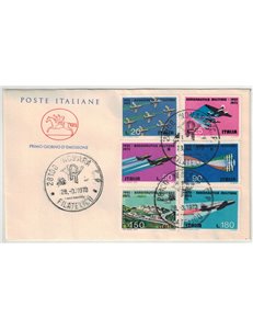 FDC ITALIA 1973 Aeronautica militare 1 Busta Cavallino nv