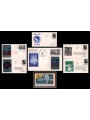 FDC USA 1969 Space Theme 6 Covers + 1 Postcard nv
