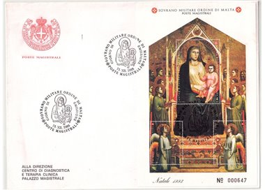 FDC SMOM 1993 Natale BF