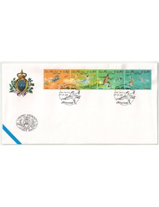 FDC SAN MARINO 2004 Olimpiadi 1 Busta nv