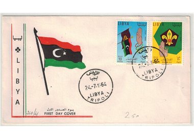 FDC LIBIA 1964 Scautismo
