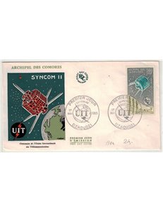 FDC COMORE 1965 Centenario UIT