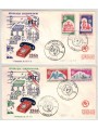 FDC CENTRAL AFRICAN REPUBLIC 1965 Centenary ITU