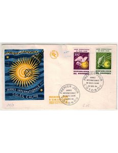 FDC REPUBLIC OF DAHOMEY 1964 International Year of the Calm Sun