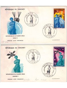 FDC REPUBLIC OF DAHOMEY 1968 Exploration of Venus