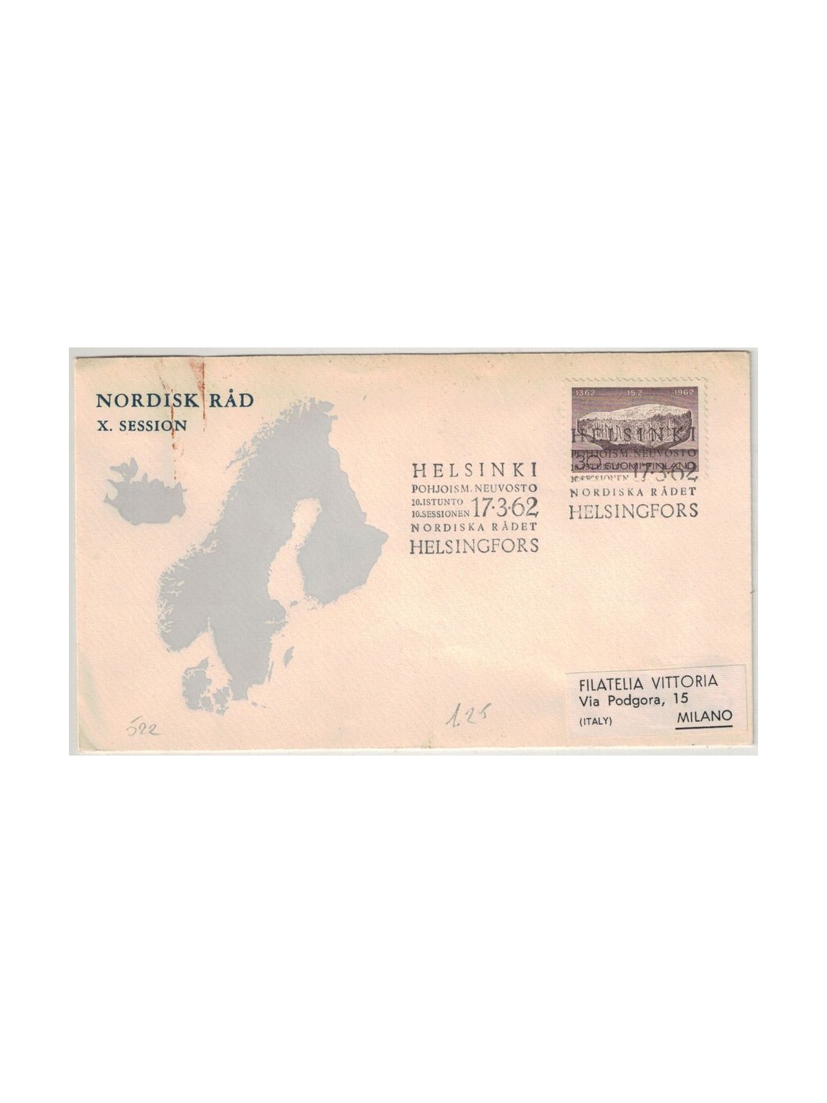 FDC FINLAND 1962 Political Rights of the People