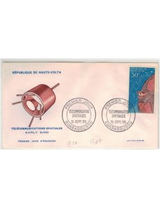 FDC ALTO VOLTA 1965 Telecomunicazioni spaziali