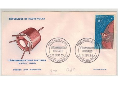 FDC ALTO VOLTA 1965 Telecomunicazioni spaziali